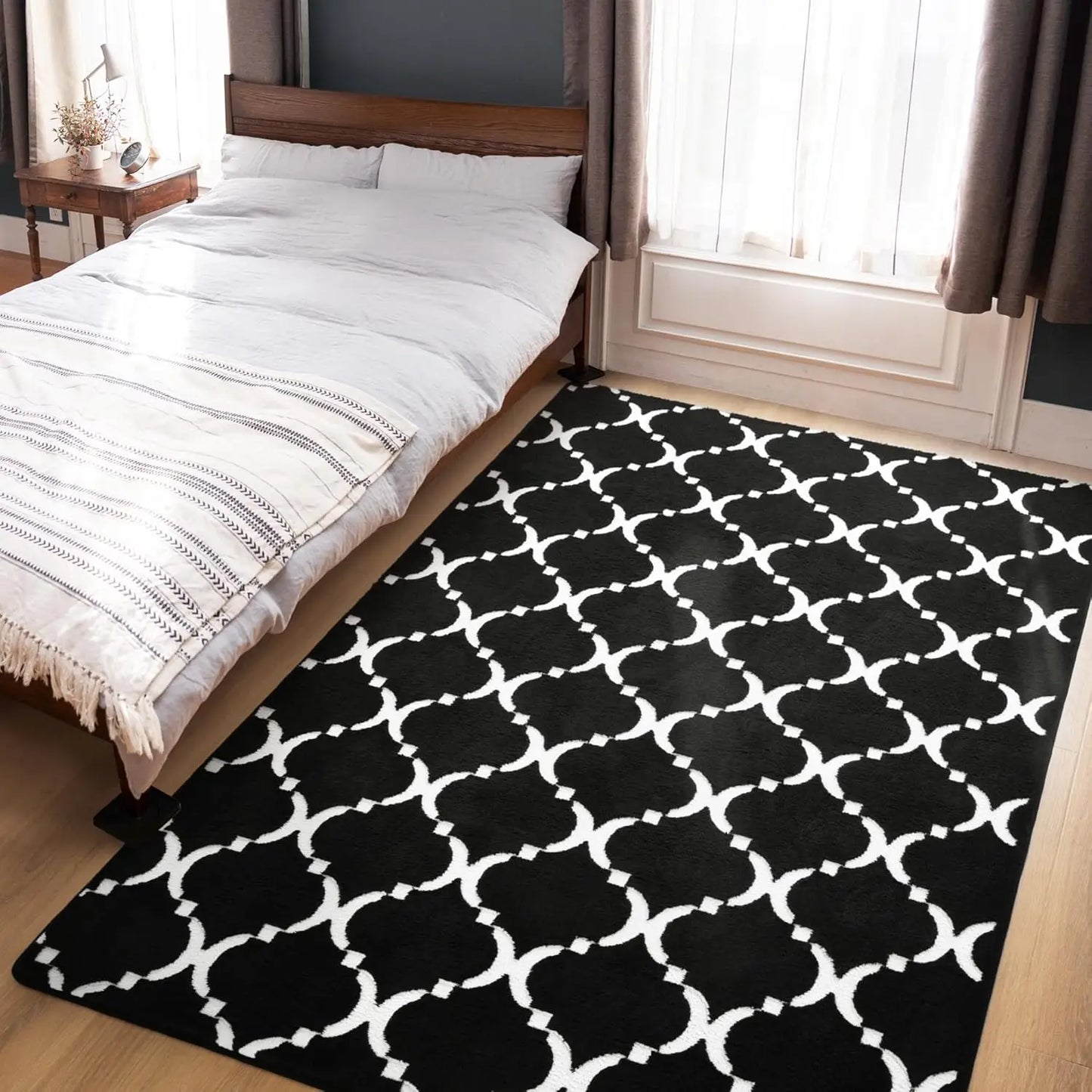 Large Optical Area Rug