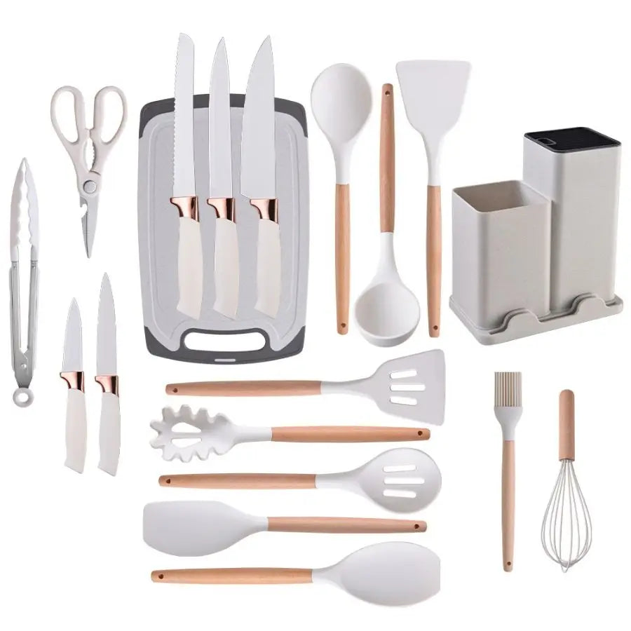 19pcs Silicone Kitchenware Set