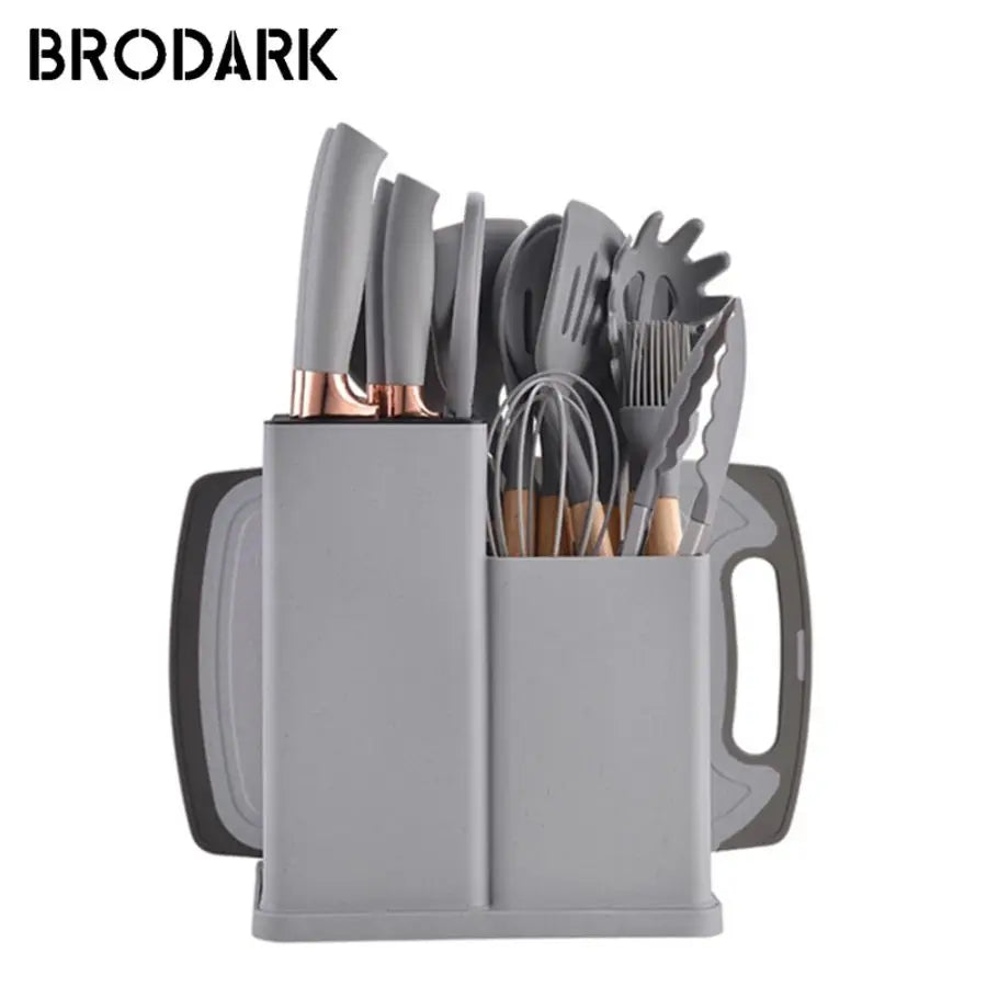 19pcs Silicone Kitchenware Set
