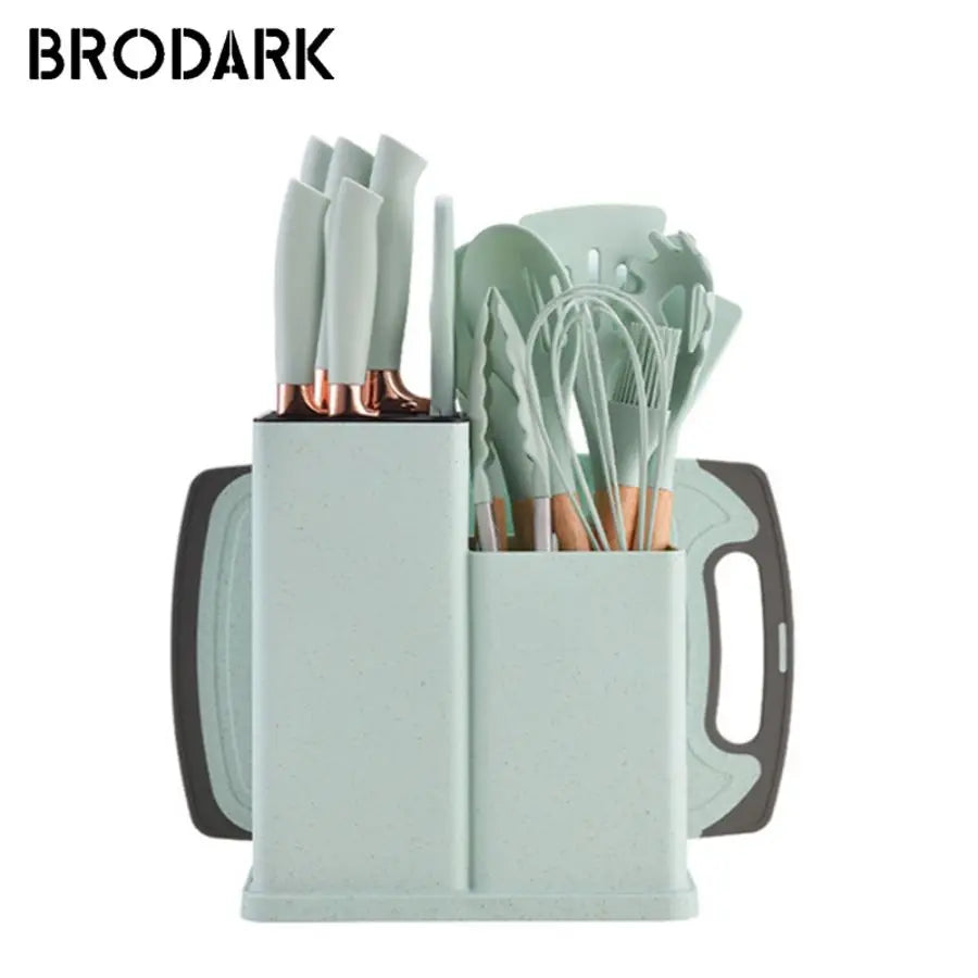 19pcs Silicone Kitchenware Set