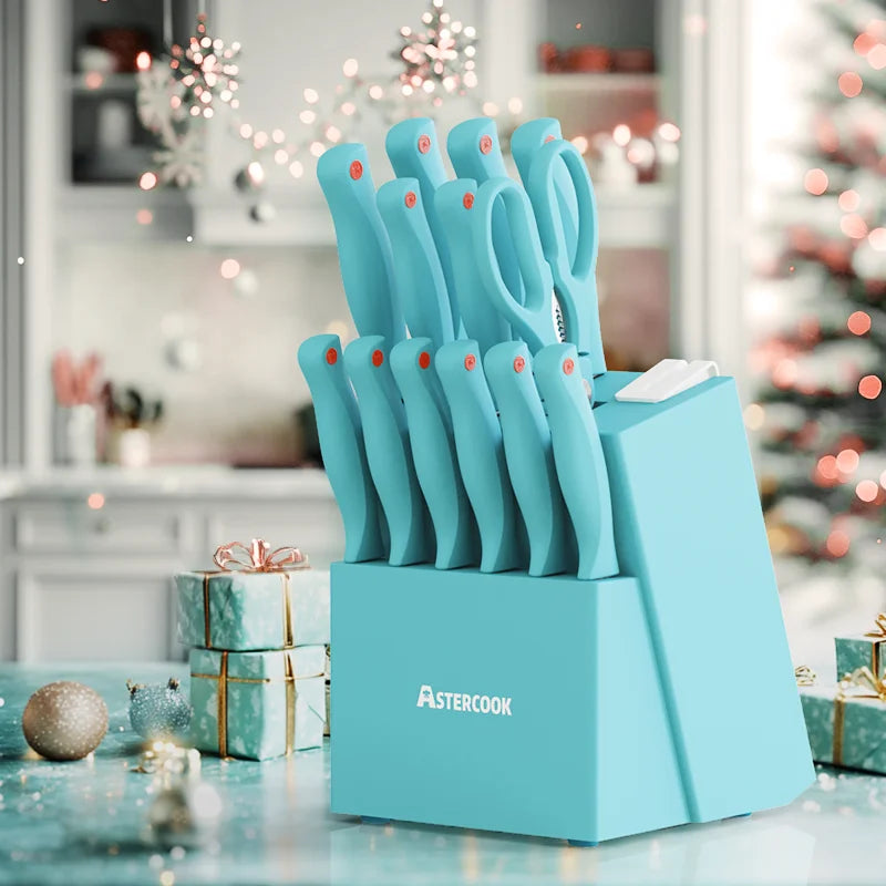 14 Pcs Kitchen Knife Set