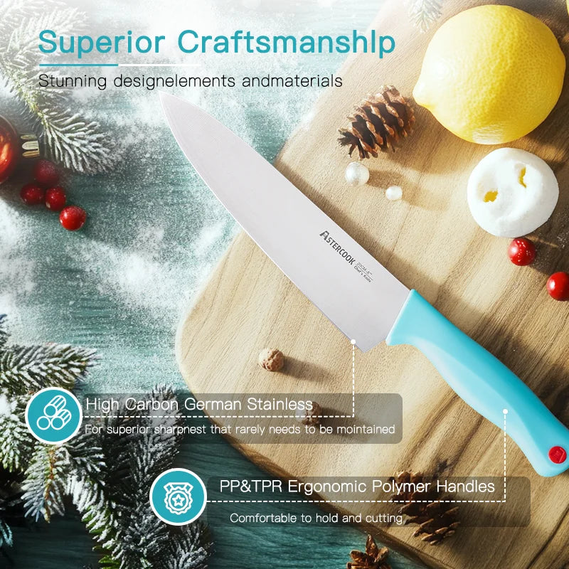 14 Pcs Kitchen Knife Set