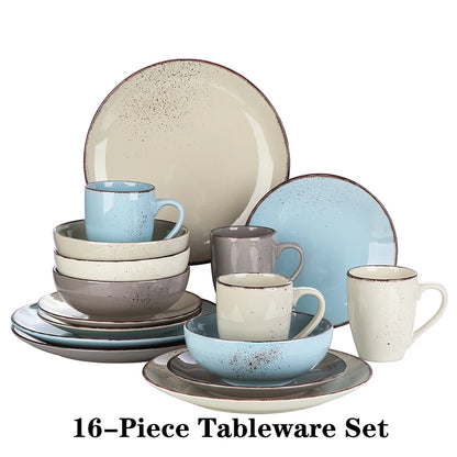 16/32/48-Piece Stoneware Dinner Set