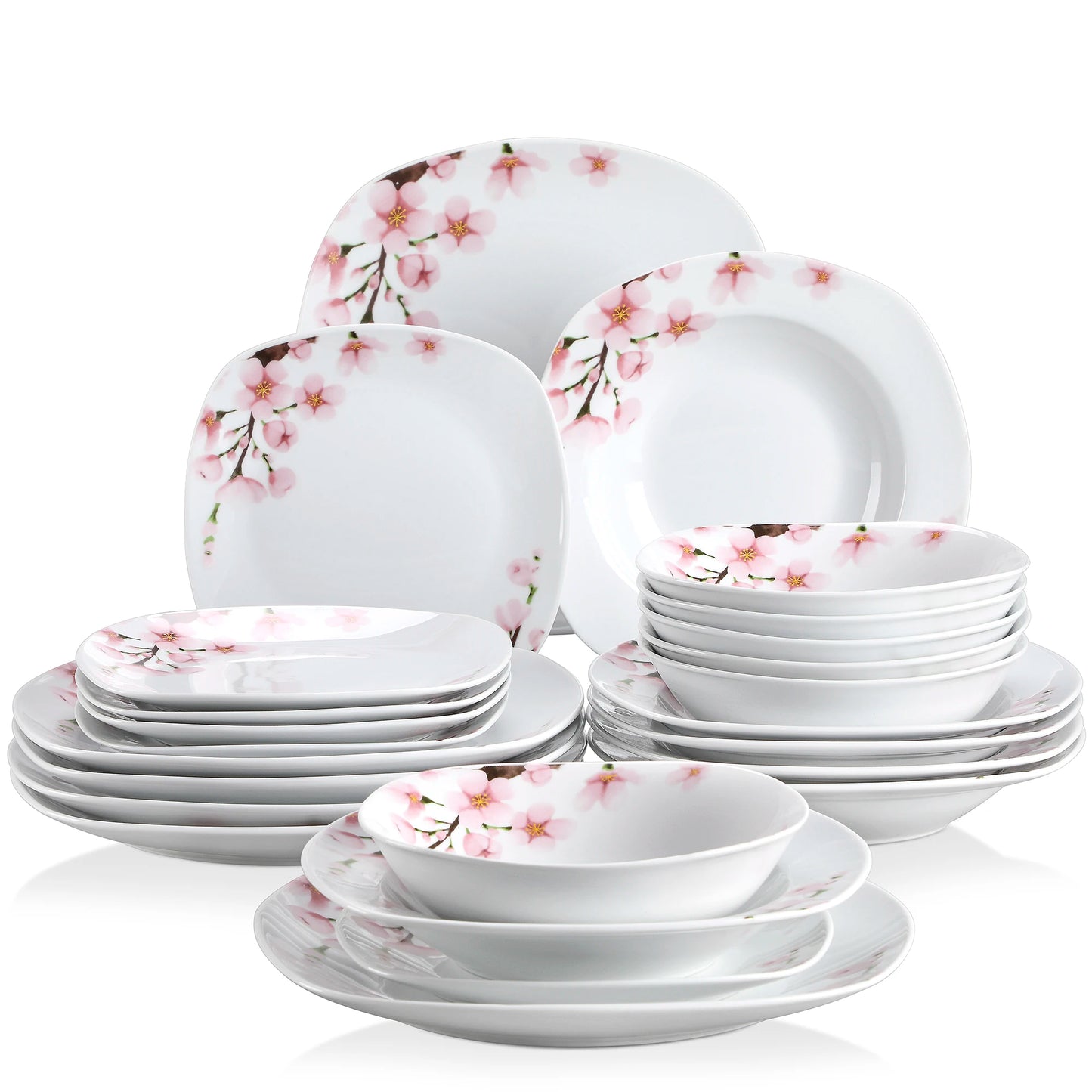 48-Piece Tableware Dinner Plate Set