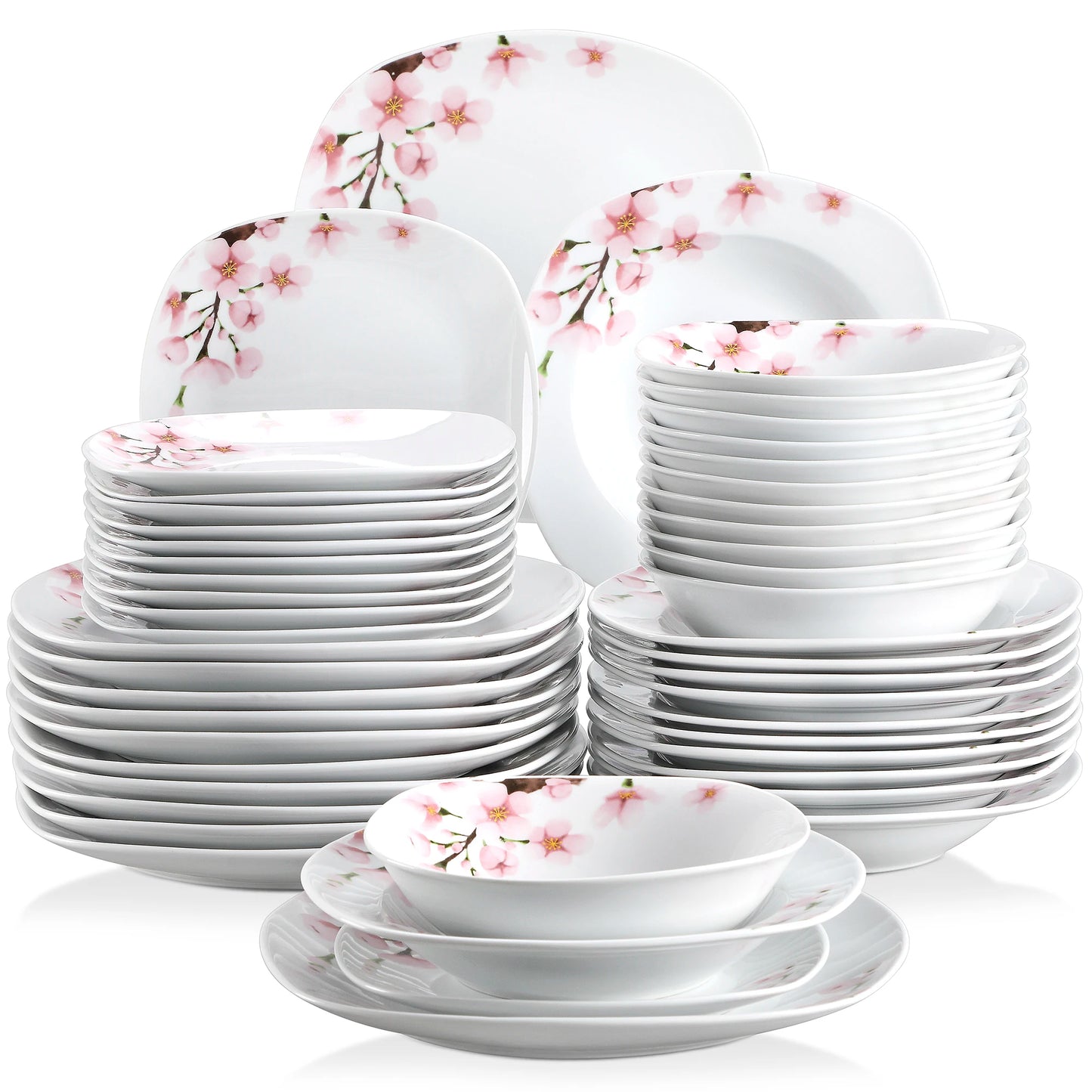 48-Piece Tableware Dinner Plate Set