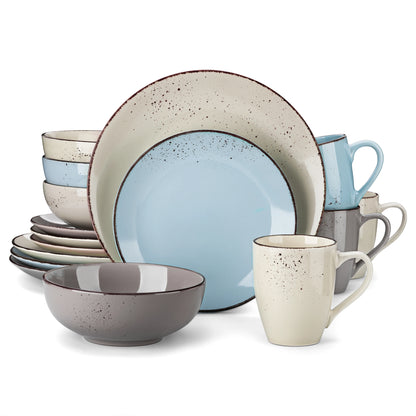 16/32/48-Piece Stoneware Dinner Set