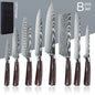 10PCS Chef knife Set