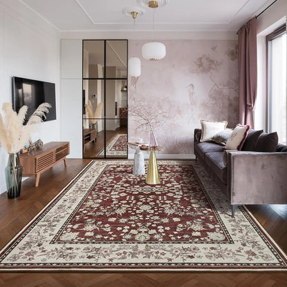 Vintage Floral Area Rug