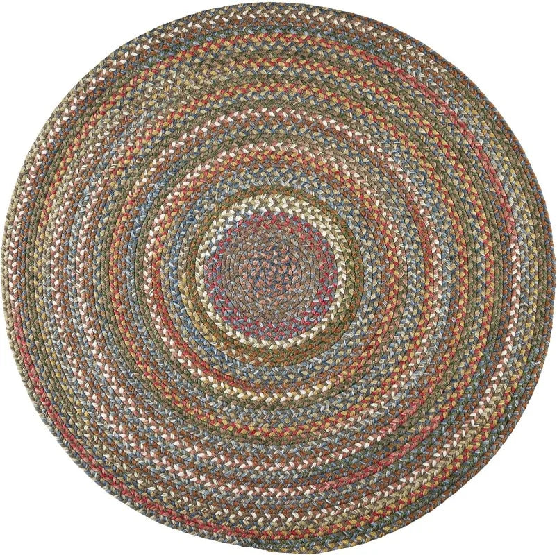 Colorful Braided Rug 10' X 10'