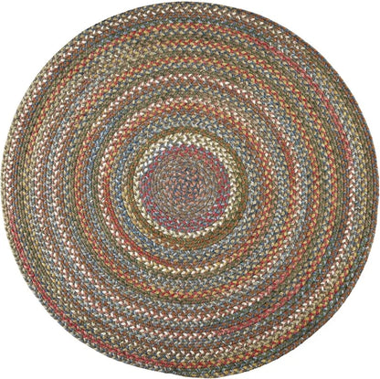 Colorful Braided Rug 10' X 10'