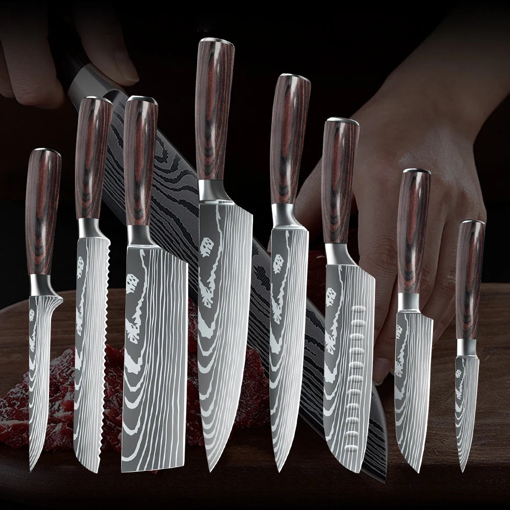 8 pcs. Chef's Knives