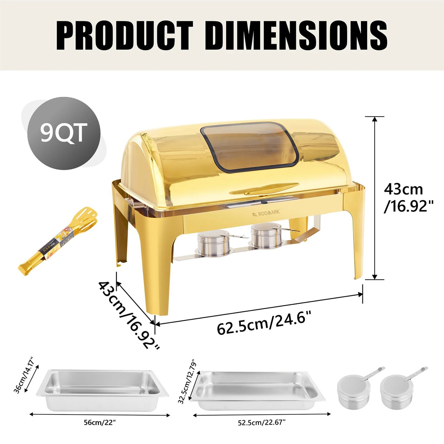 9QT Dish Buffet Set