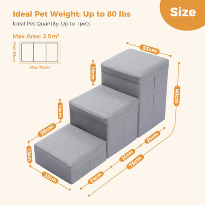 3 Step Pet Stairs