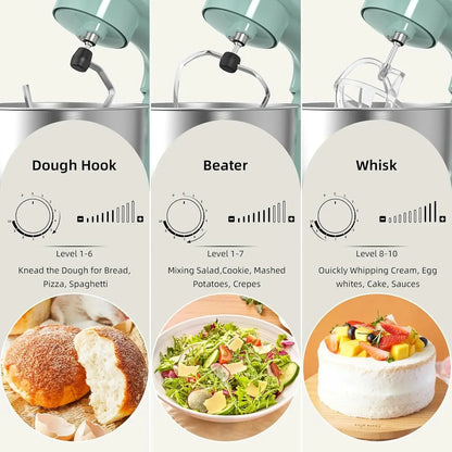 10 Speeds Tilt-Head Food Mixer