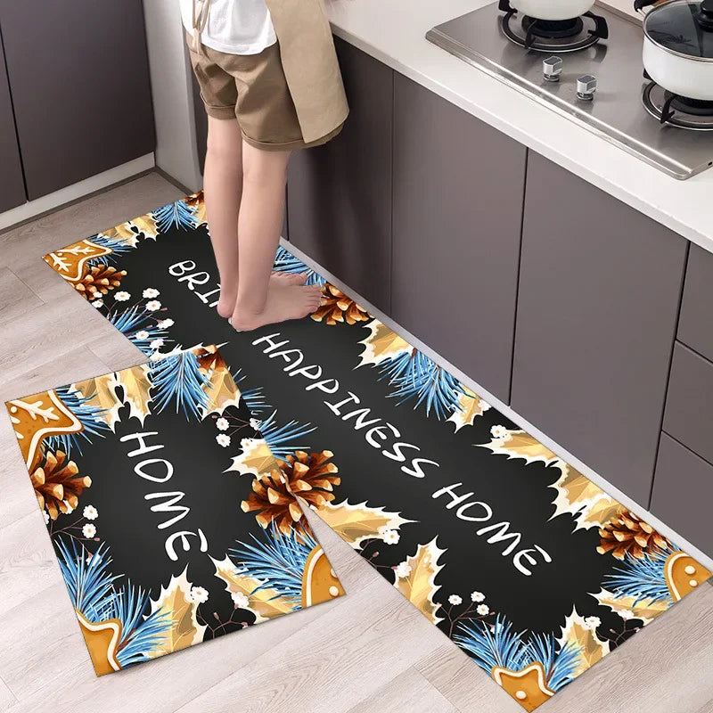 Kitchen Mat Set - Espresso/coffee/tea