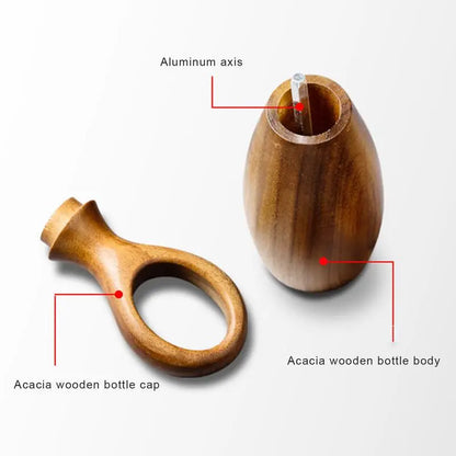 Solid Wooden Salt & Pepper Mill