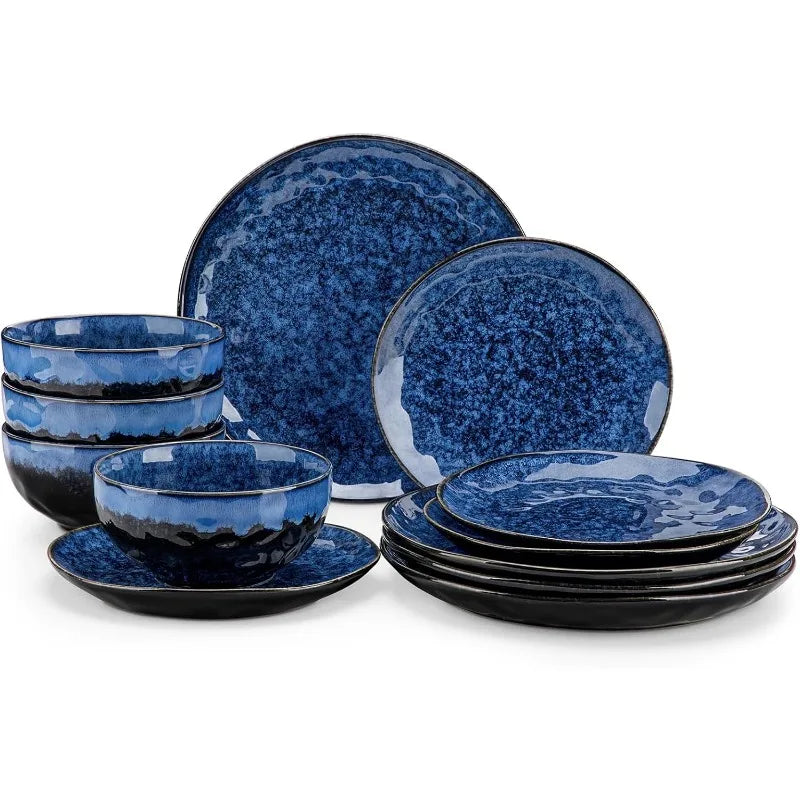 16 Pieces Pottery Dinnerware Set