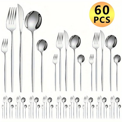 60pcs Stainless Steel