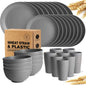 32-Piece Plastic Dinnerware Set