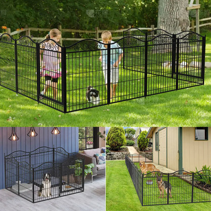 8 Panels Foldable Pet Playpen