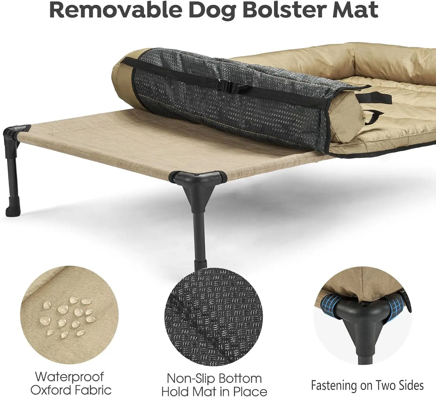 Raised Pet Cot with Breathable Mesh