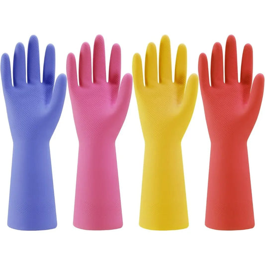 Rubber Kitchen Dishwashing Gloves