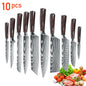 10PCS Chef knife Set