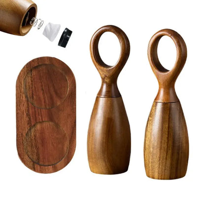 Solid Wooden Salt & Pepper Mill