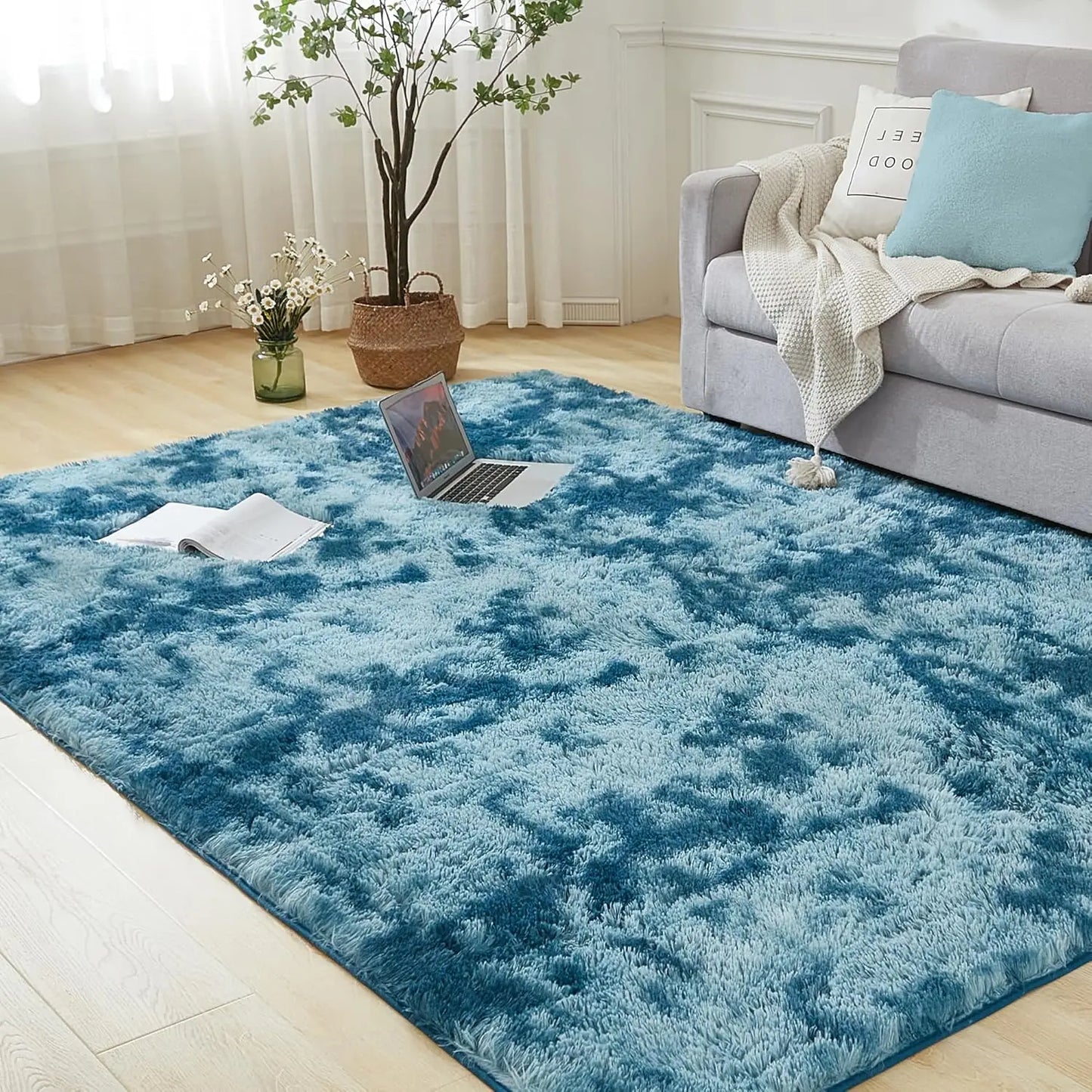 Tie-Dyed Area Rug