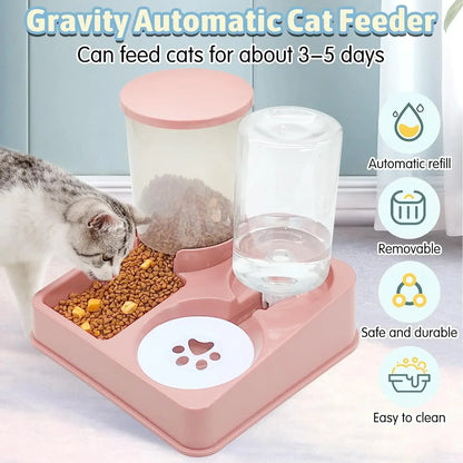 Automatic Pet Feeder Water Dispenser
