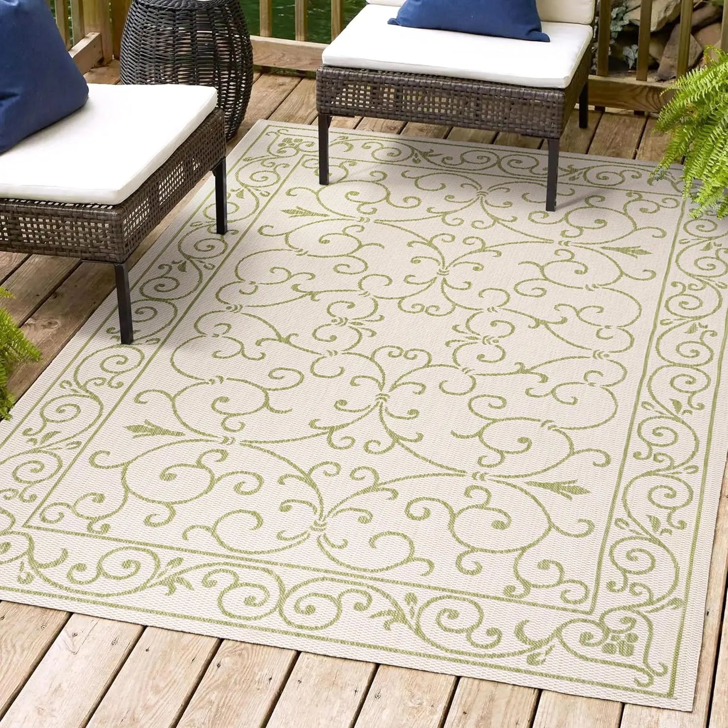 Vintage Indoor/Outdoor Area-Rug,