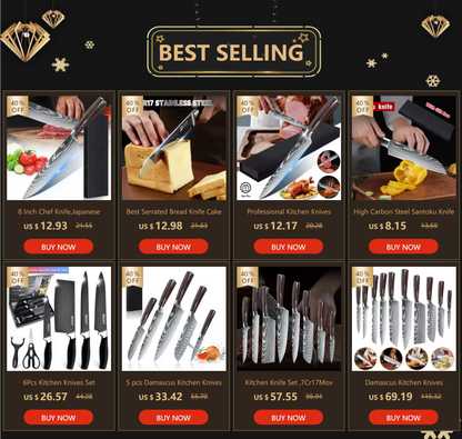 Chef Knives Set