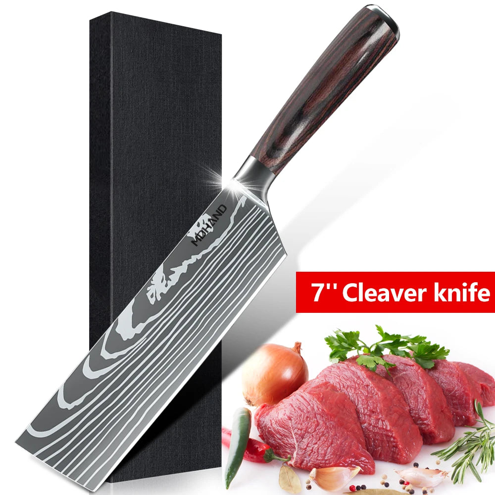 10PCS Chef knife Set