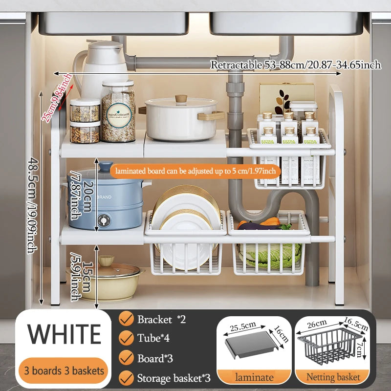 Expandable Under Sink Organizer