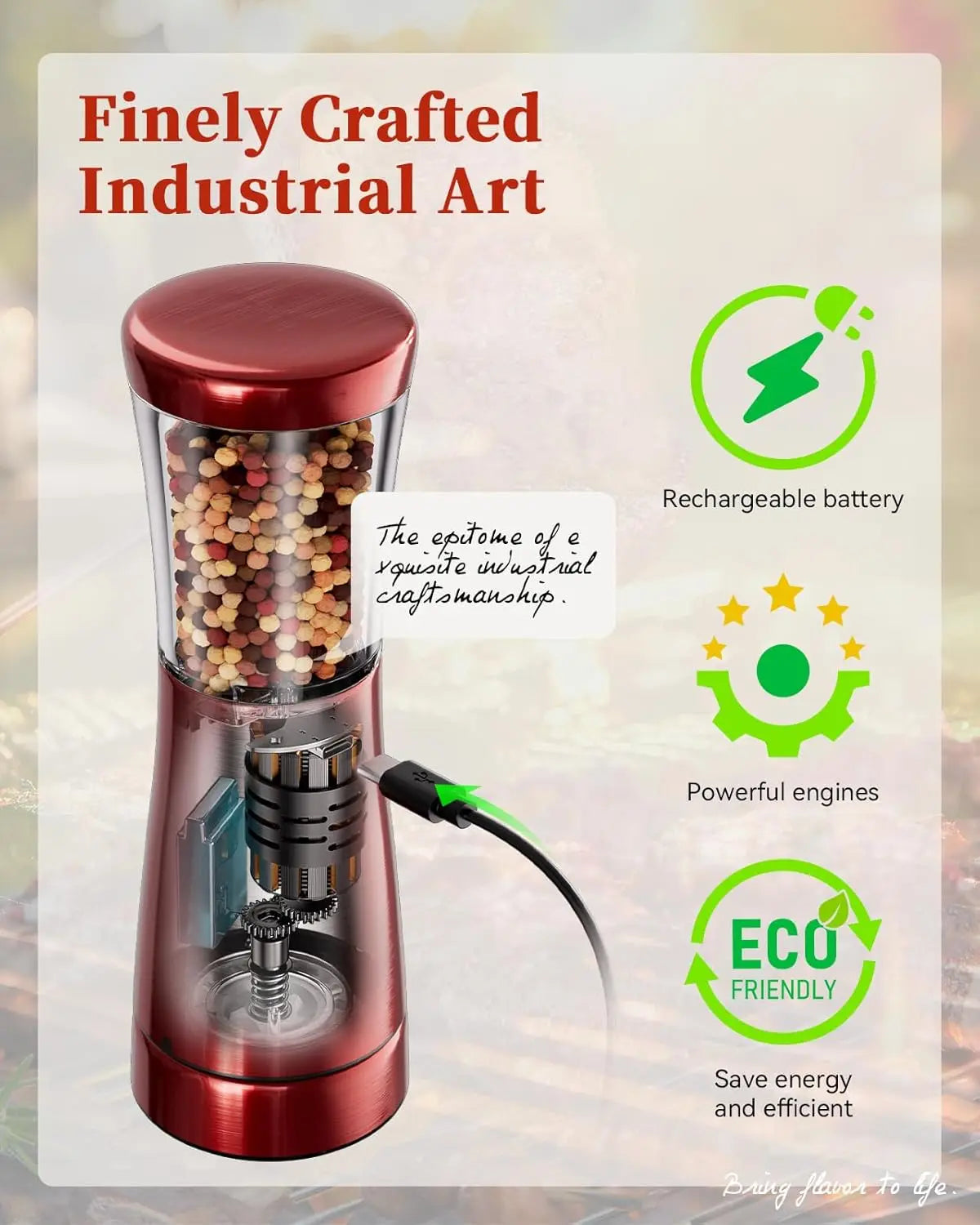 Electric Salt And Pepper Grinder