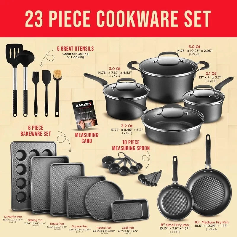 Cookware Set – 23 Piece