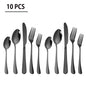 5/10/20 pcs  Cutlery Set Stainless Steel Dinnerware Set Tableware Set 1/2/4 Set Gold Silverware Sets Dinner Spoon and Fork Set