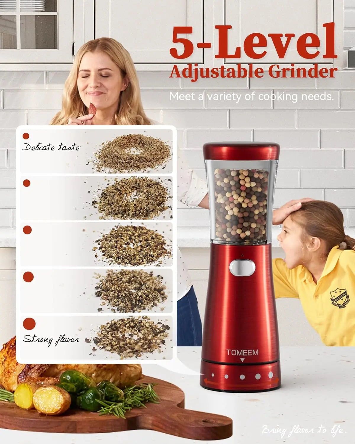 Electric Salt And Pepper Grinder