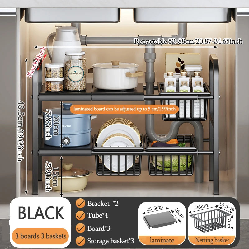 Expandable Under Sink Organizer