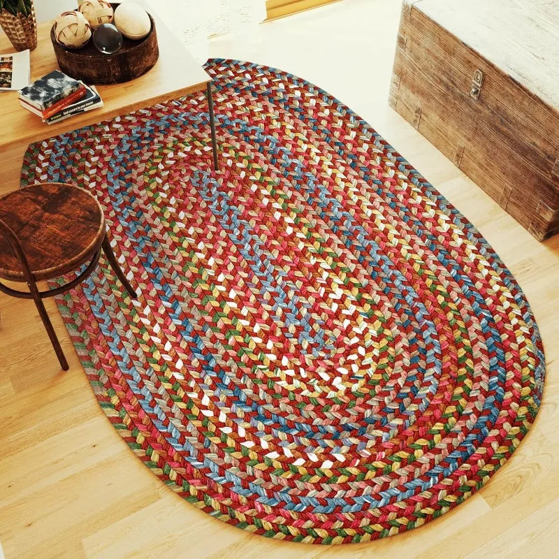 10 x 10 Colorful Braided Rug