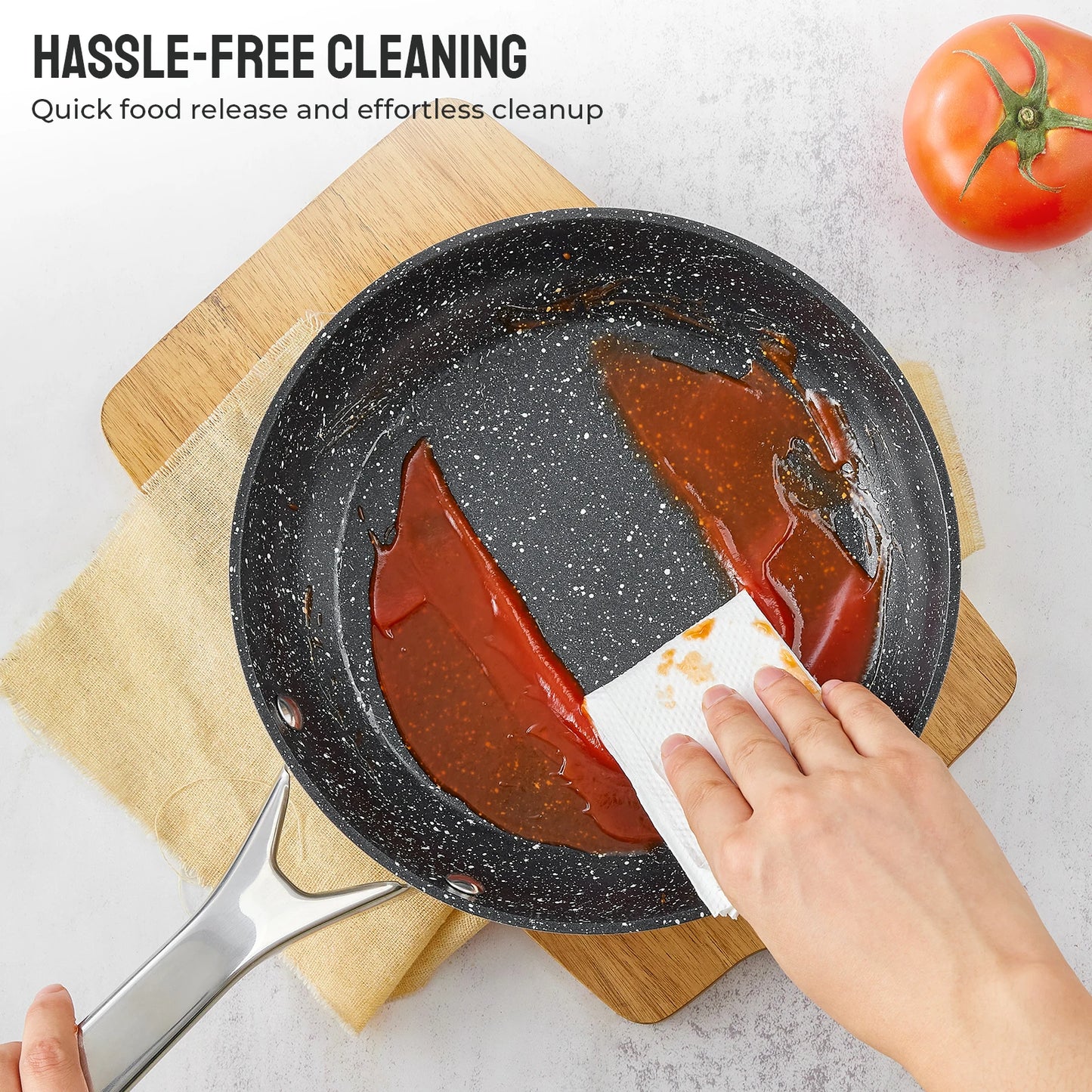 10 Piece, Induction Cookware Nonstick