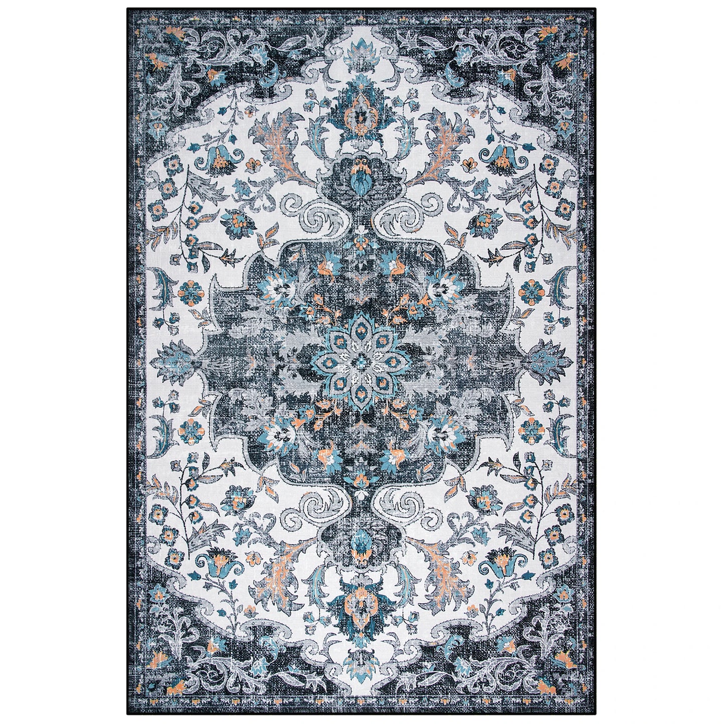 Vintage Floral Area Rug