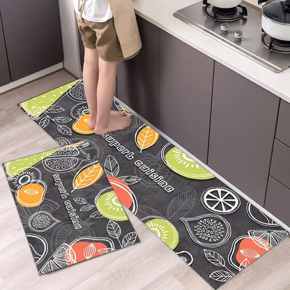 Kitchen Mat Set - Espresso/coffee/tea