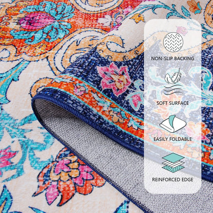 Vintage Floral Area Rug