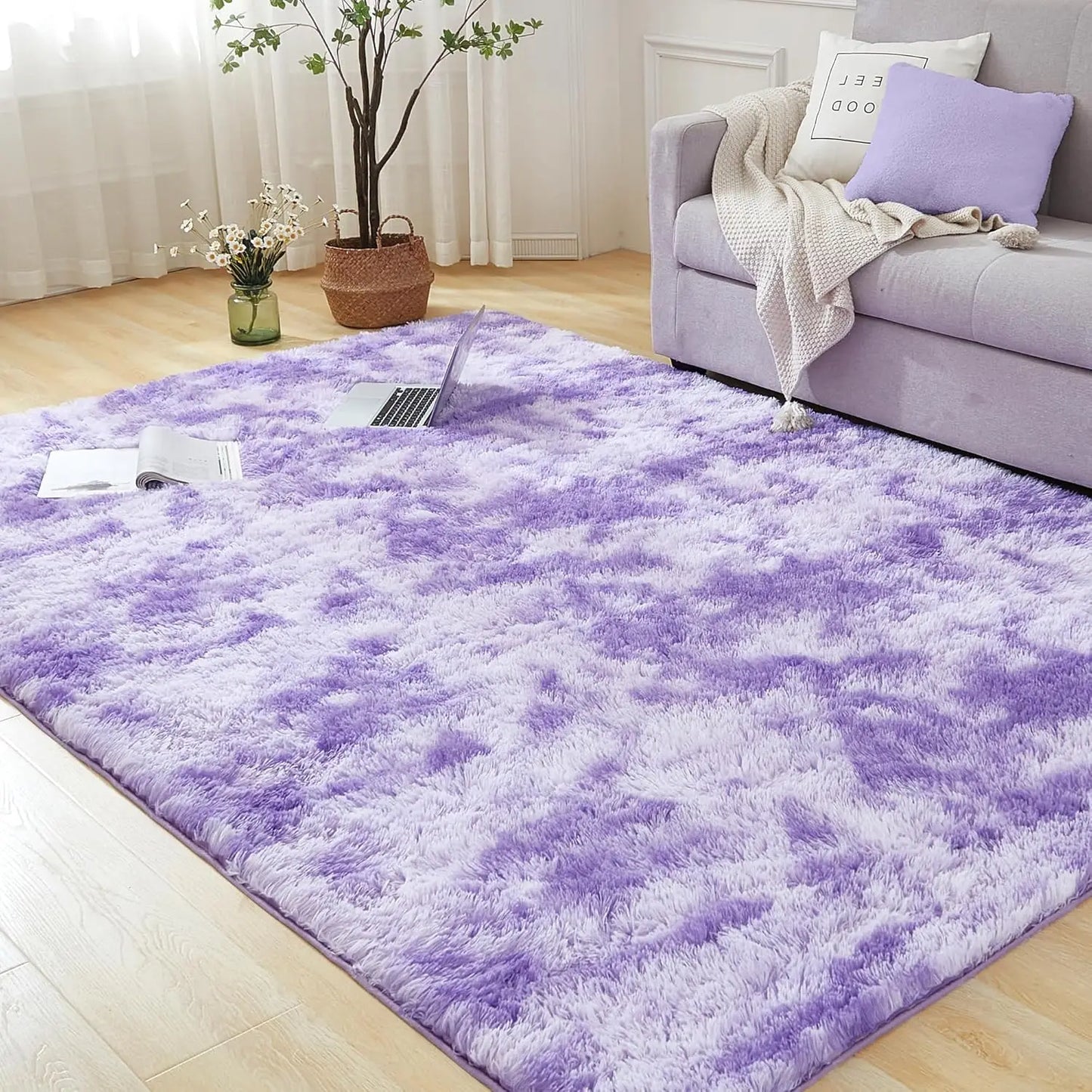 Tie-Dyed Area Rug