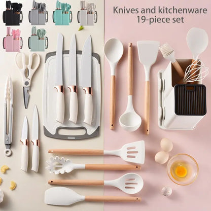 19pcs Silicone Kitchenware Set
