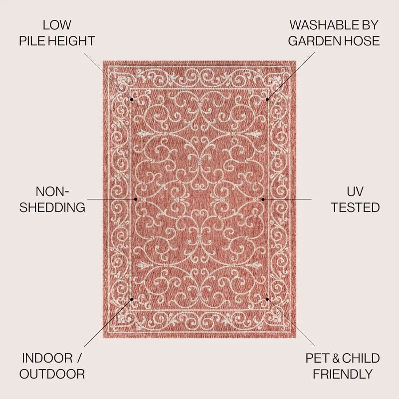 Vintage Indoor/Outdoor Area-Rug,