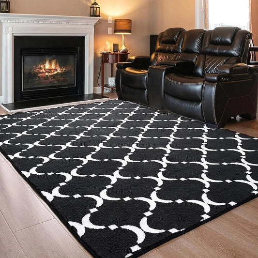 Large Optical Area Rug