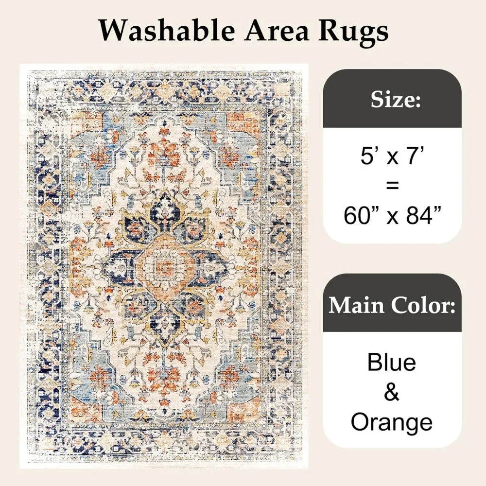 5'x7' Vintage Area Rugs