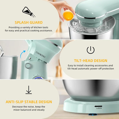 10 Speeds Tilt-Head Food Mixer